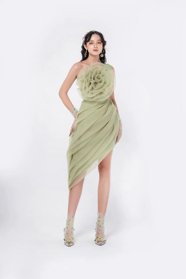 Andrew Diagonal Hem Dress