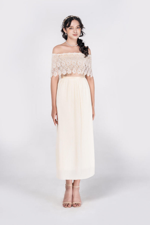 Laurin Lace Shoulder Dress