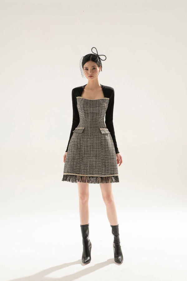 Amora Tweed Tunic Dress