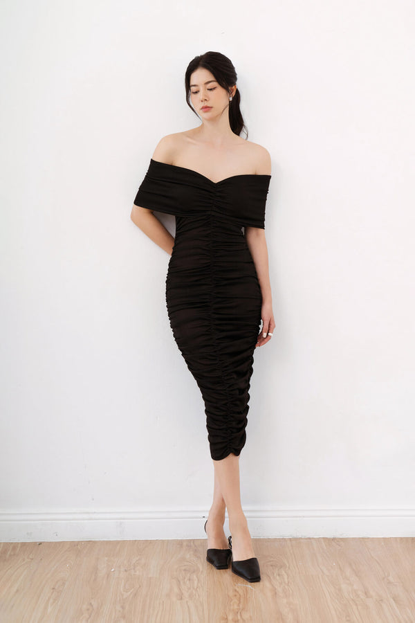 Athena Off-Shoulder Dress