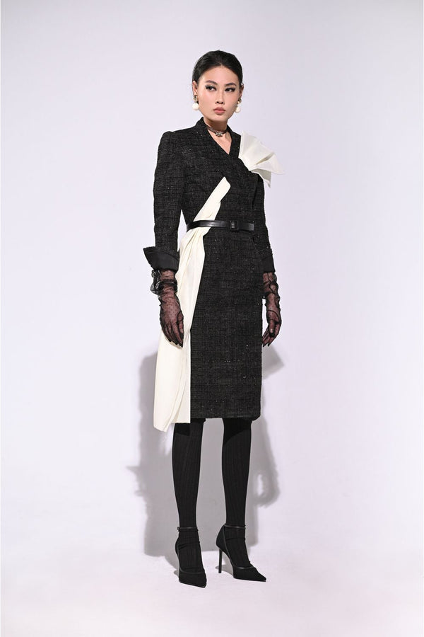 Jules Fitted Tweed Dress