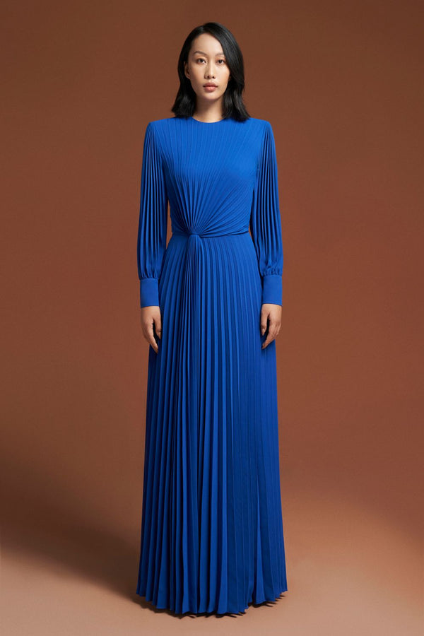 Julieta Pleated Midi Dress