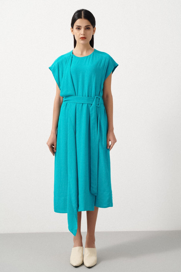 Lizzie Silk Midi Dress