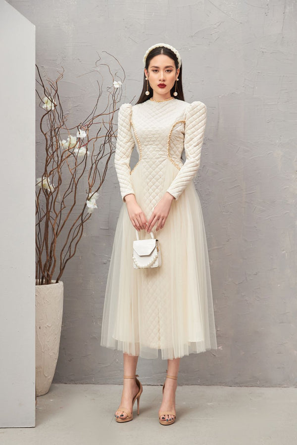 Clara Puffy Sleeves Dress