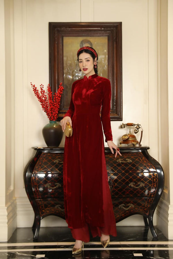 Dornya Velvet Ao Dai